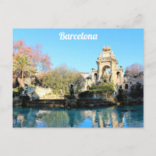 Barcelona Spain Parc de la Ciutadella Travel Photo Postcard