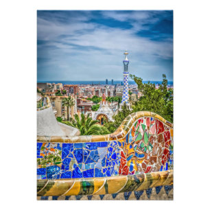 Barcelona Spain Photo Modern Art Print
