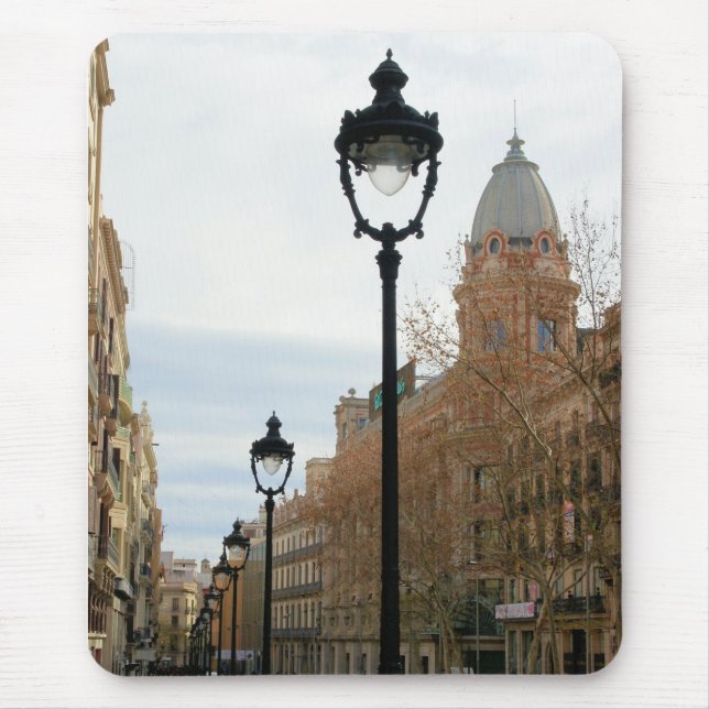 Barcelona, Spain - Portal del Angel Mouse Pad (Front)