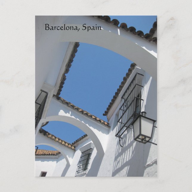 Barcelona Spain Post Card (Front)