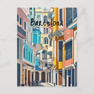 Barcelona Spain Postcard