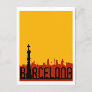 Barcelona, Spain, Postcard