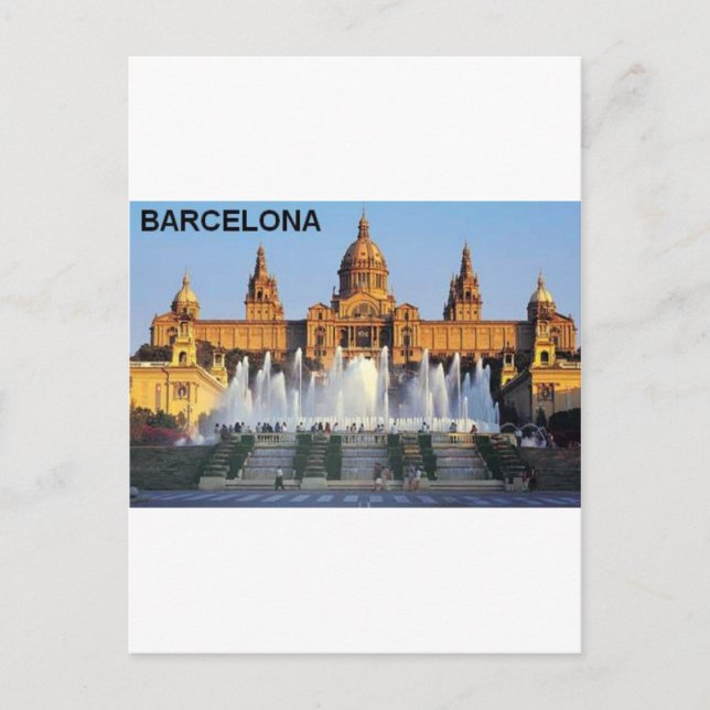 Barcelona Spain Postcard (Front)