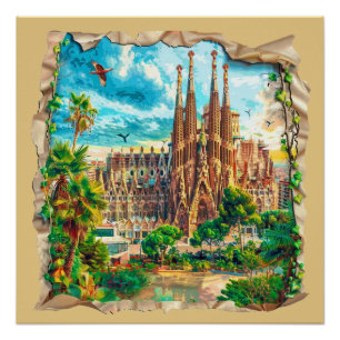 Barcelona, Spain Poster