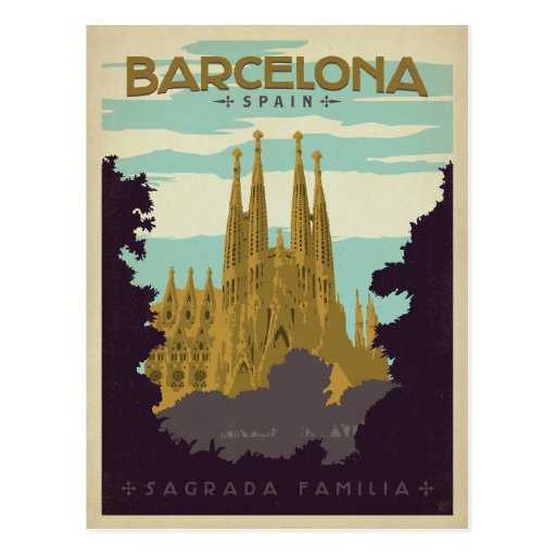 Image of Barcelona, Spain - Sagrada Familia Postcard