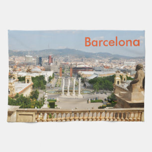 Barcelona, Spain Tea Towel