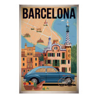 Barcelona Spain vintage