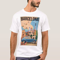 Barcelona Spain vintage