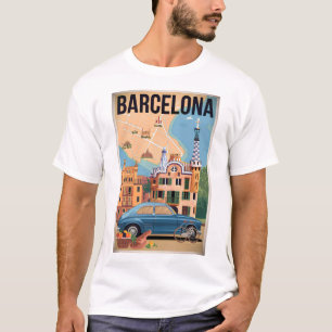 Barcelona Spain vintage T-Shirt