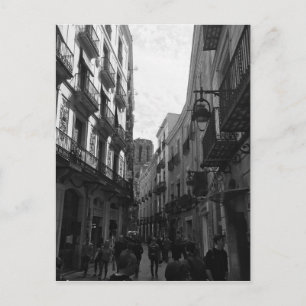 Barcelona Street Postcard