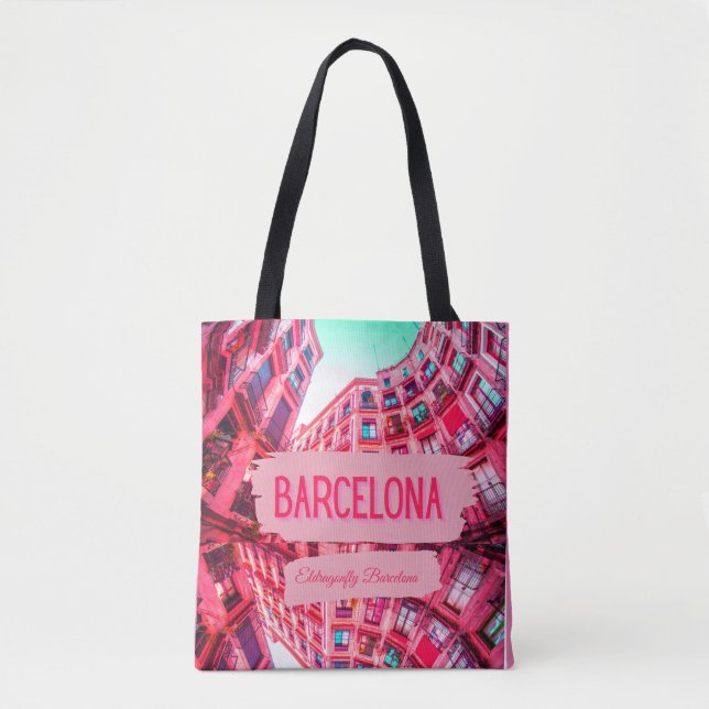 Barcelona street style bag-design 8 tote bag (Front)