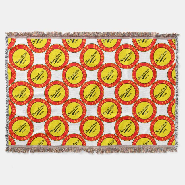 Barcelona Throw Blanket (Front)