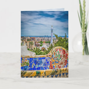 Barcelona Unique Photographic Modern Art Card