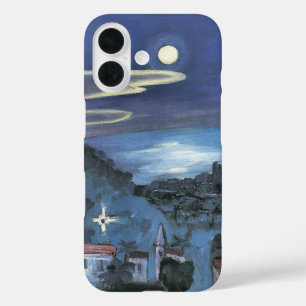 Barcelona View of City at Night by Walter Gramatte iPhone 16 Case