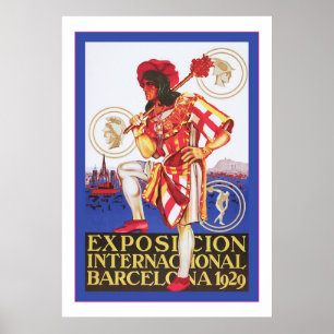 Barcelona ~ Vintage Spanish Exposition Poster