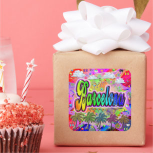 Barcelona Vista Express Sticker