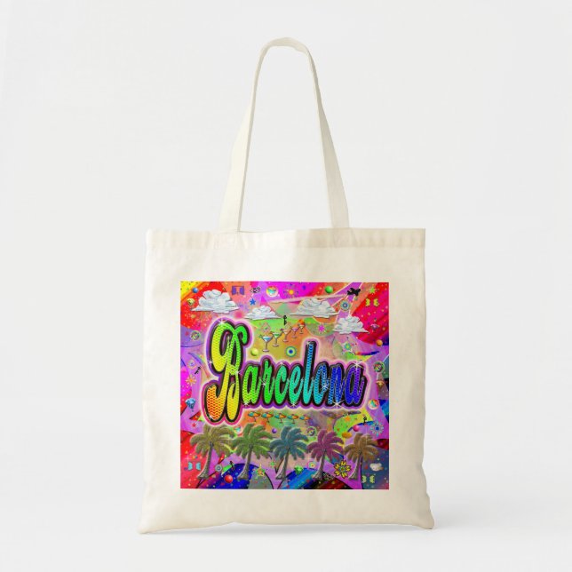 Barcelona Vista Express Tote Bag (Front)