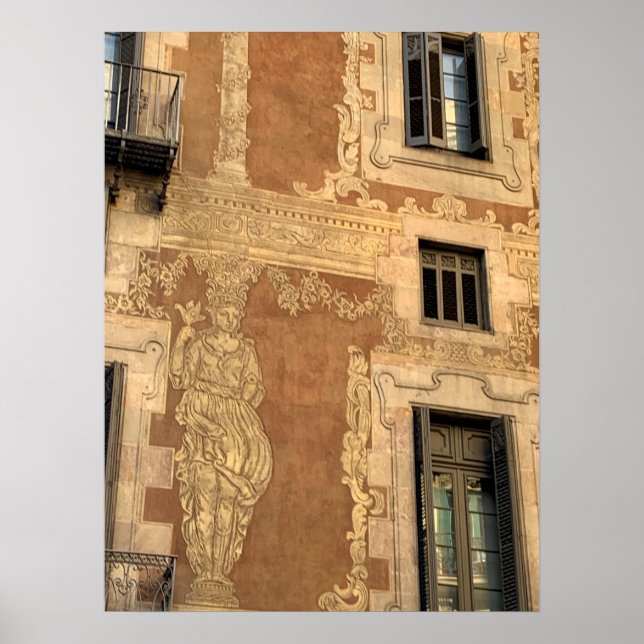 Barcelona Wall Poster (Front)