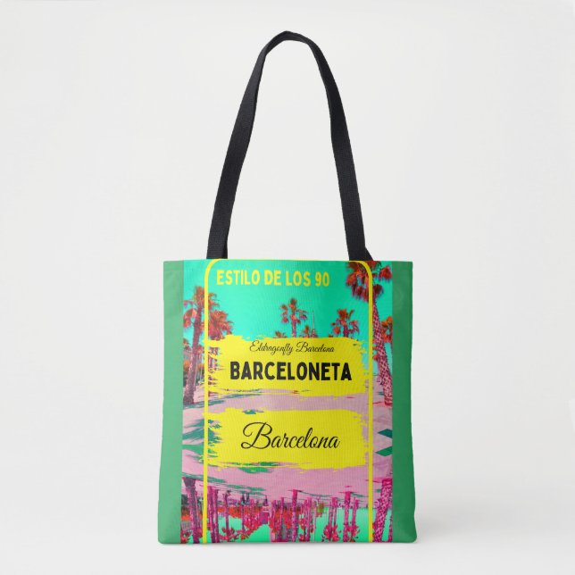 Barceloneta, Barcelona style bag-design 4 Tote Bag (Front)