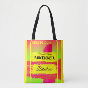 Barceloneta, Barcelona style bag-design 5 Tote Bag