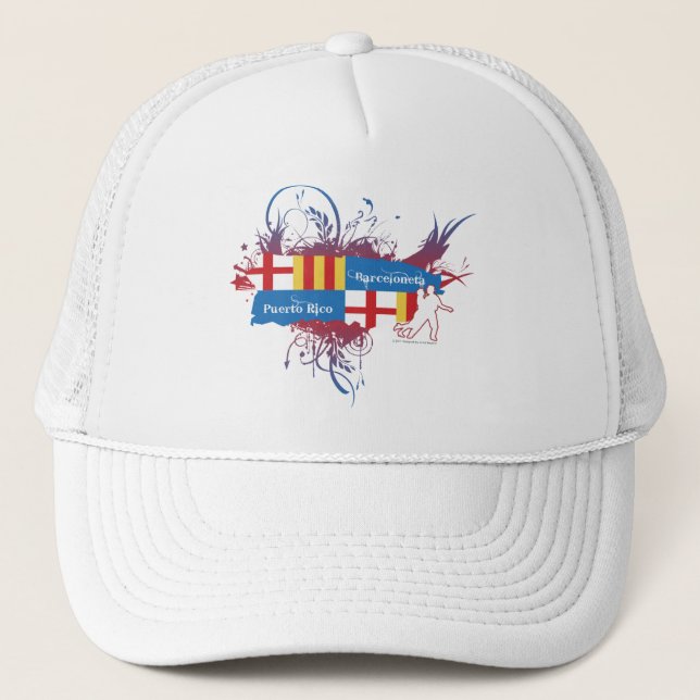 Barceloneta - Puerto Rico Trucker Hat (Front)