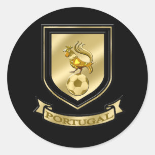 Barcelos Brasão de Portugal Classic Round Sticker