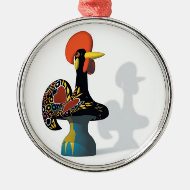 Barcelos Rooster Ornament (Front)