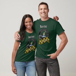 Barclay Clan Badge & Tartan T-Shirt
