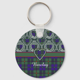 Barclay clan Plaid Scottish tartan Key Ring