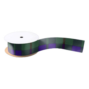 Barclay clan Plaid Scottish tartan Satin Ribbon