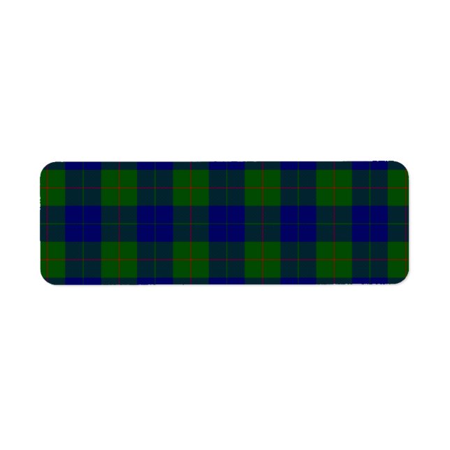 Barclay clan tartan blue green plaid (Front)