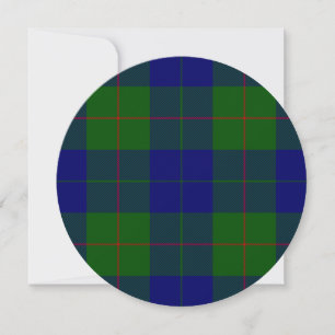 Barclay clan tartan blue green plaid