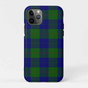 Barclay clan tartan blue green plaid iPhone 11 pro case