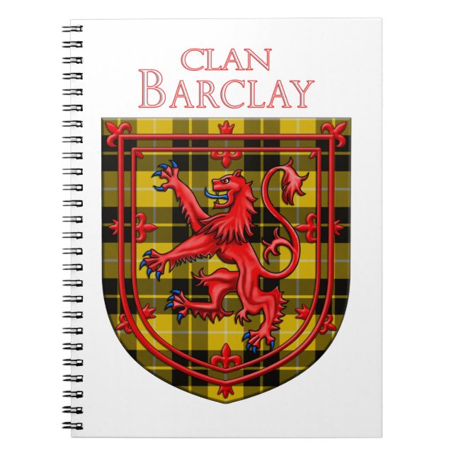 Barclay Dress Tartan Scottish Plaid Notebook (Front)