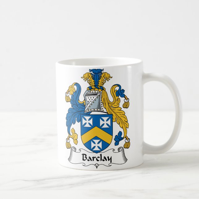 Barclay Family Crest Coffee Mug (Right)
