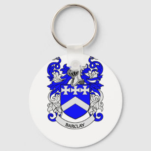 BARCLAY Family Crest Key Ring
