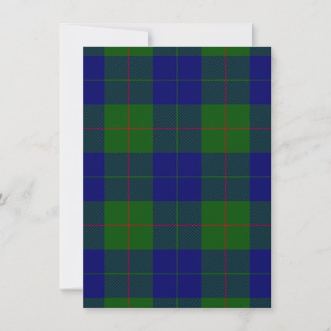 Barclay tartan blue green plaid (Front)
