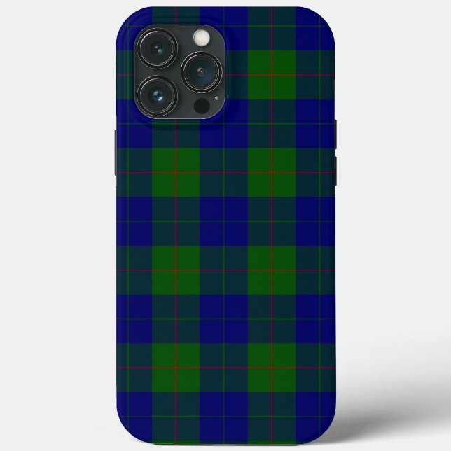 Barclay tartan blue green plaid Case-Mate iPhone case (Back)