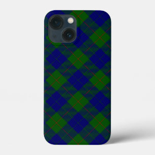 Barclay tartan blue green plaid iPhone 13 mini case