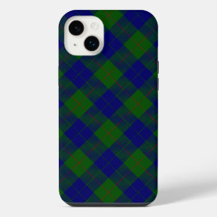 Barclay tartan blue green plaid iPhone 14 plus case