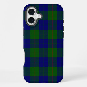 Barclay tartan blue green plaid iPhone 16 plus case