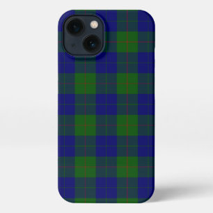 Barclay tartan blue green plaid iPhone 13 case
