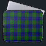 Barclay tartan blue green plaid laptop sleeve<br><div class="desc">Barclay clan tartan blue green plaid</div>