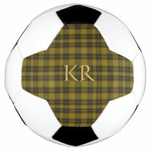 Barclay Tartan with your initials, Scottish Plaid Football