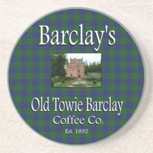 Barclay's Old Towie Barclay Coffee Co. Coaster