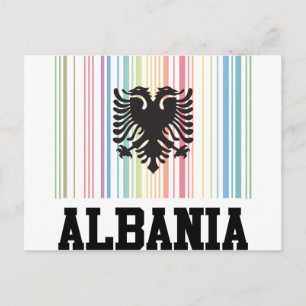 Barcode Albania Postcard
