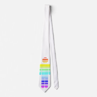 barcode boy. rainbow. tie