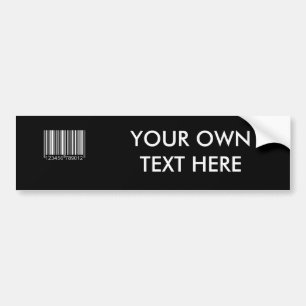 BARCODE BUMPER STICKER