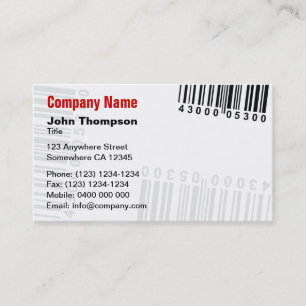 Barcode Business Card