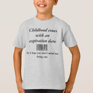 barcode, Childhood cones with an expiration dat... T-Shirt